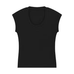 Classic Scoop-Neck Ribbed Sleeveless Top 250gsm