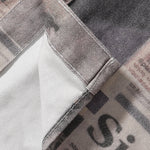 Multicolor Newspaper Print Jacket