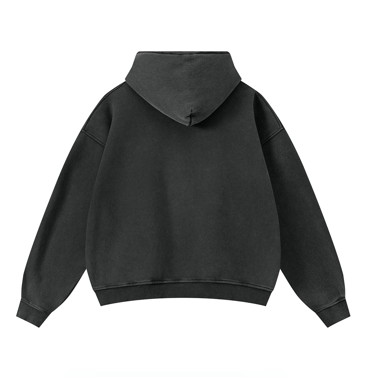 Soft Cotton Fleece Front Pocket Pullover Hoodie