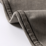 Reverse Fry Washed Vintage Casual Cotton Tee