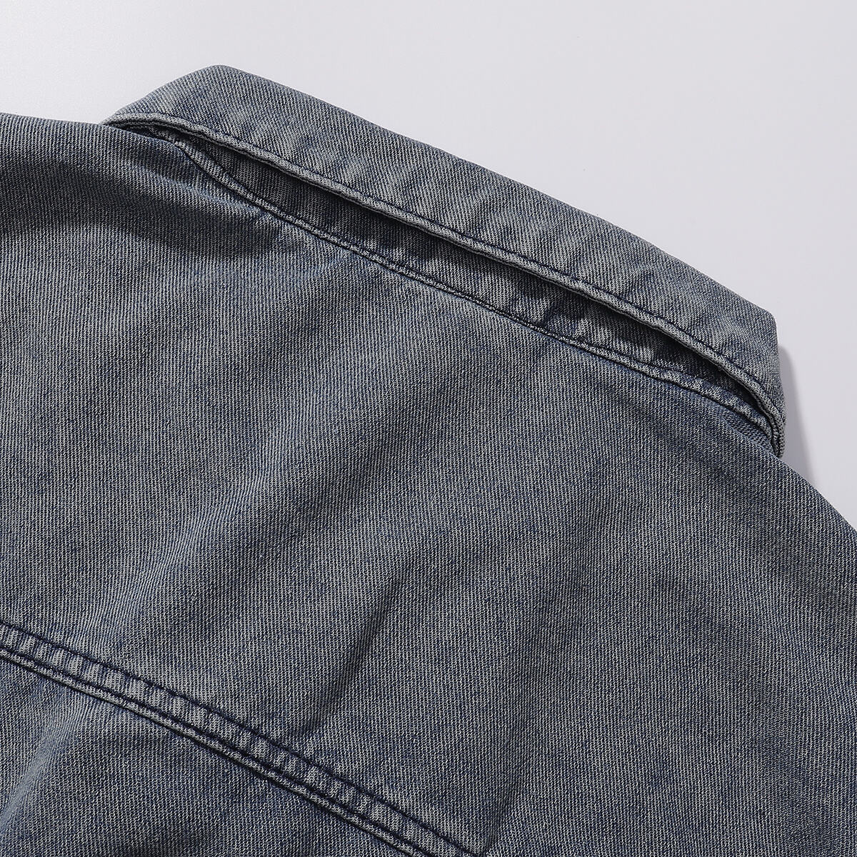 Relaxed Washed Denim Trucker Jacket