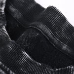 Stone-Washed Distressed Loose-Fit Sweatshirt