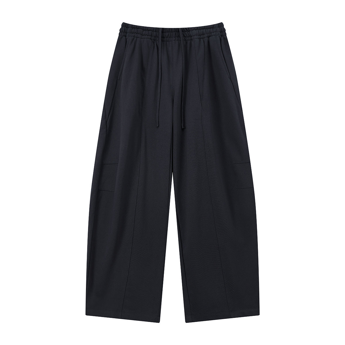 Minimalist Wide-Leg Elastic Waist Pants