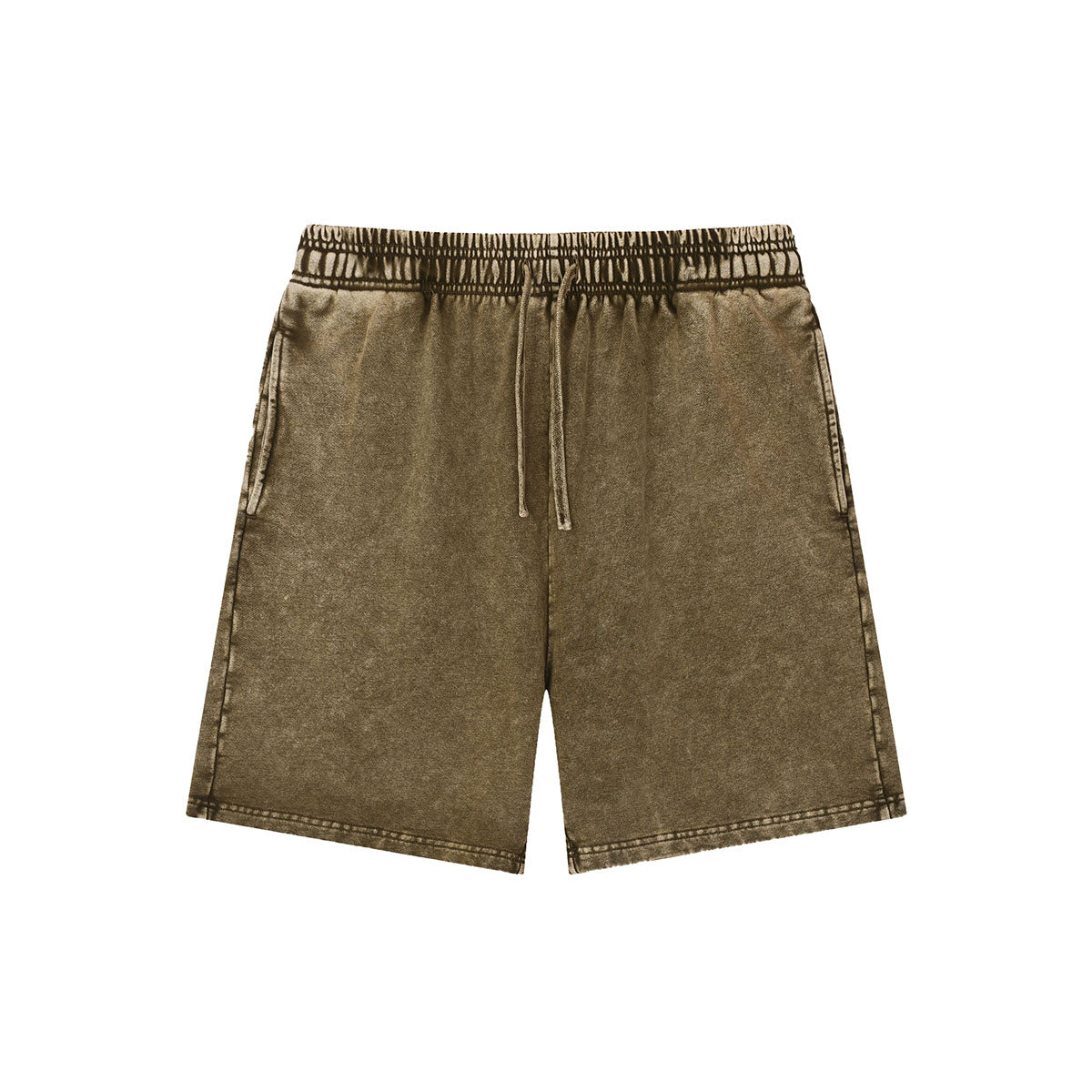 Vintage Washed Relaxed Fit Casual Sweat Shorts