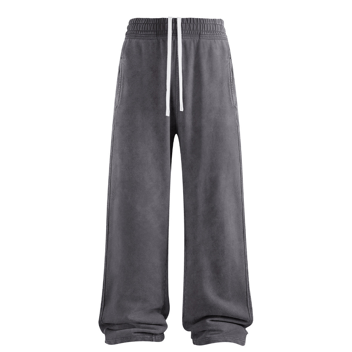 Sweatpants Washed Wide-Leg Vintage Streetwear Joggers
