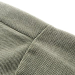 Waffle Knit Spray Dyed Distressed Raw Edge Tee