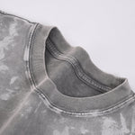 Gray Loose Fit Painted Cotton Sweatshirt