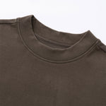 Velour Mock Layered Raglan Sleeve Top