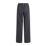 Women's Relaxed Straight Leg Ribbed Trousers