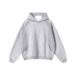 Relaxed Fit Paneled Fleece Hoodie