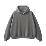 Vintage Wash Distressed Fleece Boxy Hoodie