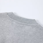 Sleeveless Boxy Fit Crewneck Sweatshirt Vest