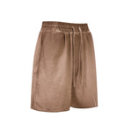 Reverse-Dyed Distressed Raw Edge Shorts