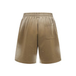 Splatter Dye Washed Distressed Air Mamba Shorts