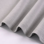 Solid-Color V-Neck Cotton T-Shirt 215gsm