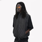 Lightweight Mesh Stand Collar Zip Vest