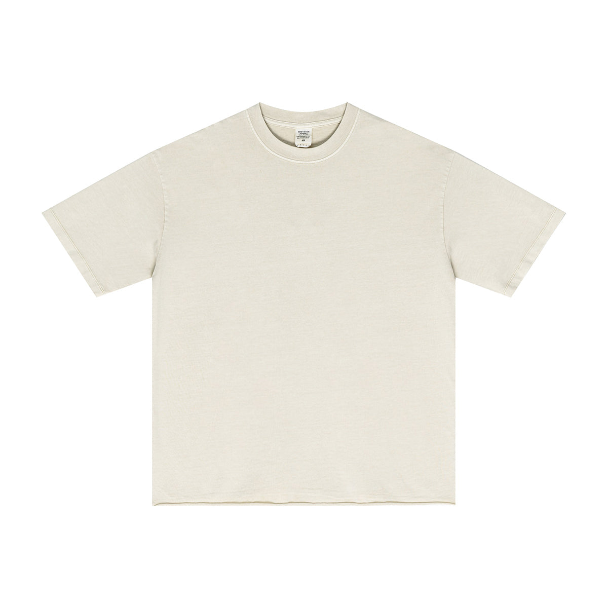 Heavyweight Washed Raw Edge Tee 275gsm
