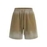 Ombre Color Drawstring Casual Lounge Elastic Waist Shorts