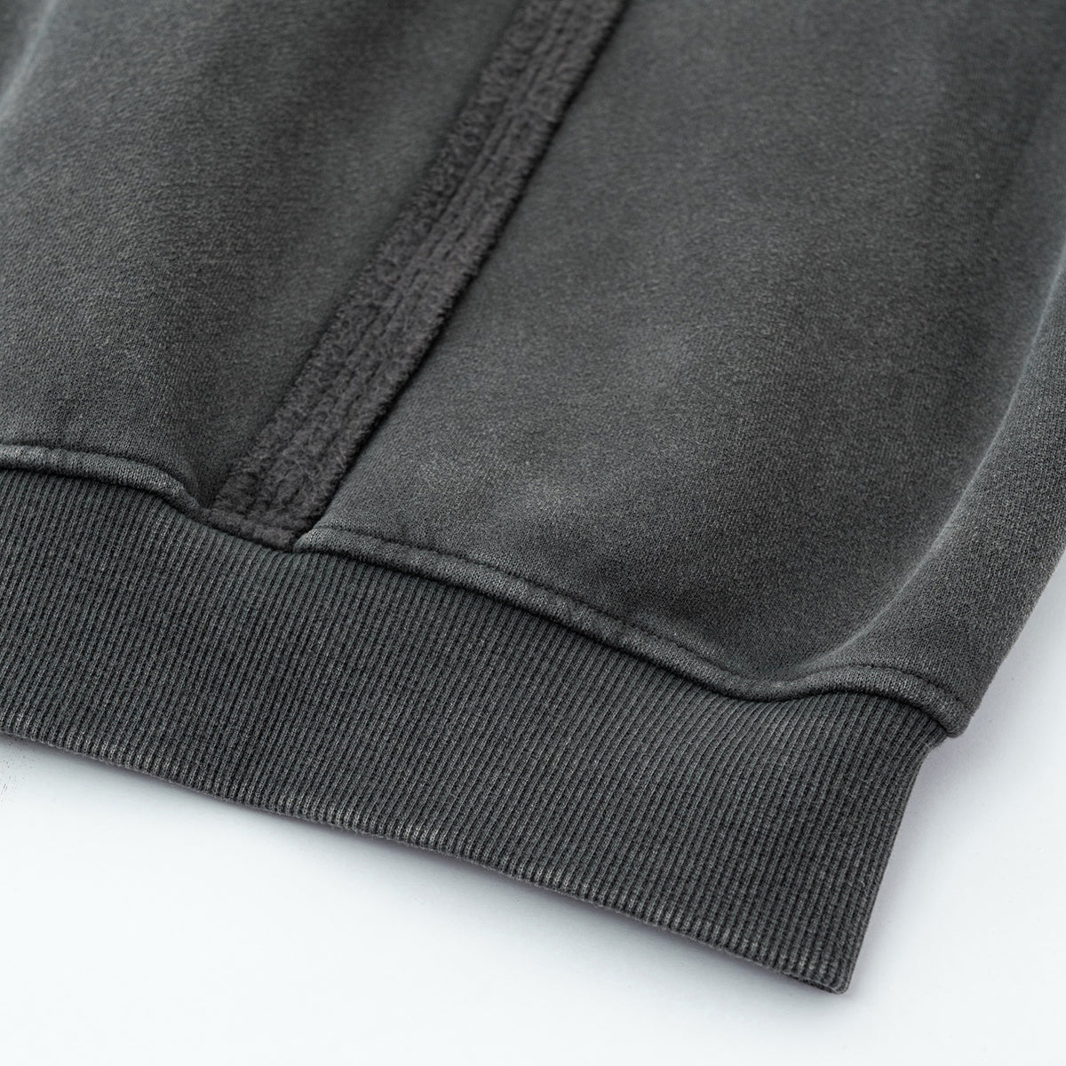 Double Slider Fleece Deconstructed Hoodie