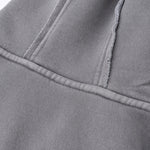 Double Slider Fleece Kangaroo Pocket Hoodie