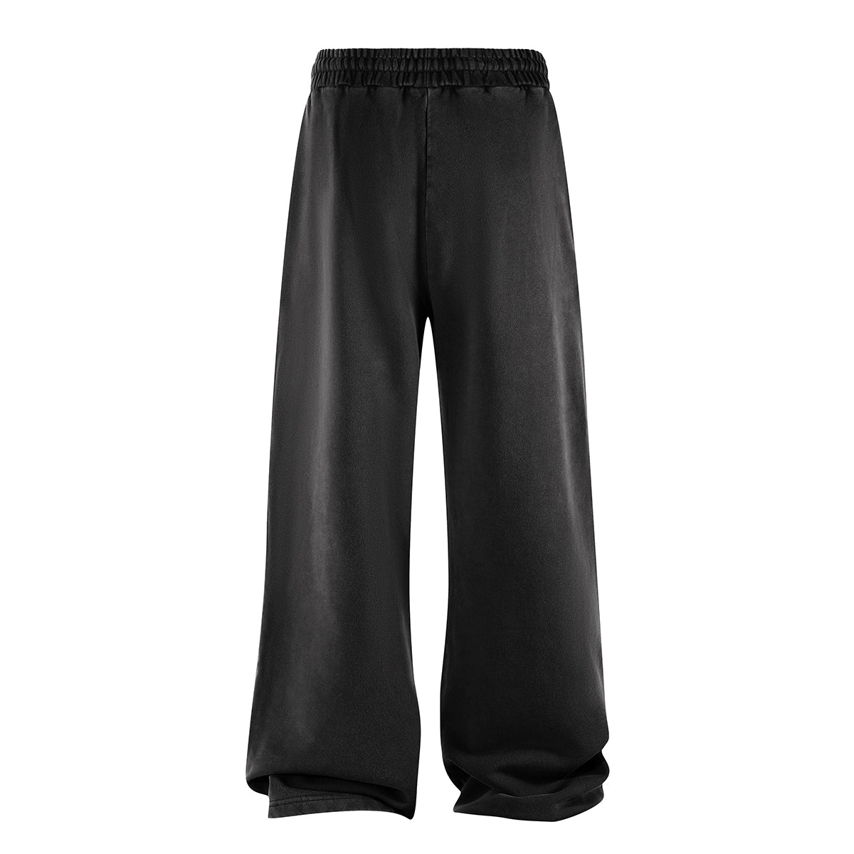 Distressed Washed Patchwork Jogger Pants