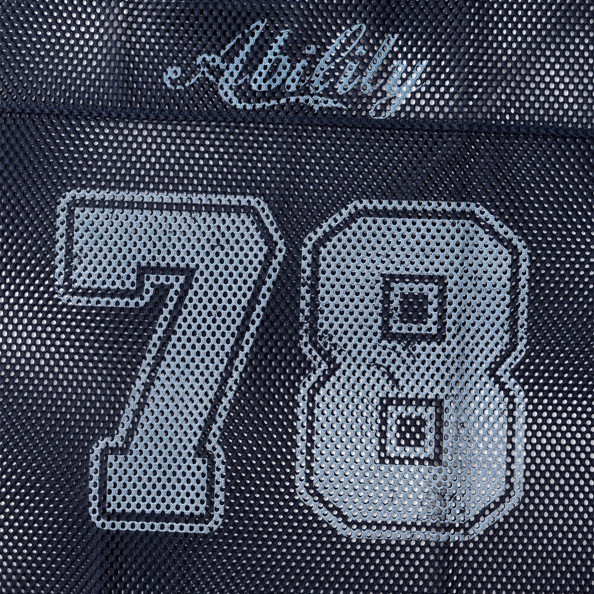 Retro Football Mesh Cropped Athletic Jersey 78