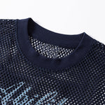 Retro Football Mesh Cropped Athletic Jersey 78
