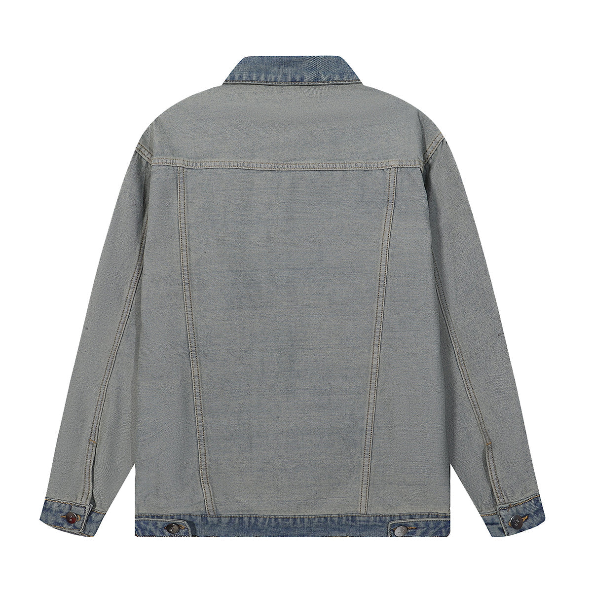 Classic Reverse Denim Trucker Jacket