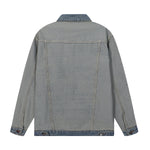Classic Reverse Denim Trucker Jacket