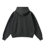 Soft Cotton Fleece Zip Up Hoodie Kangaroo Pockets