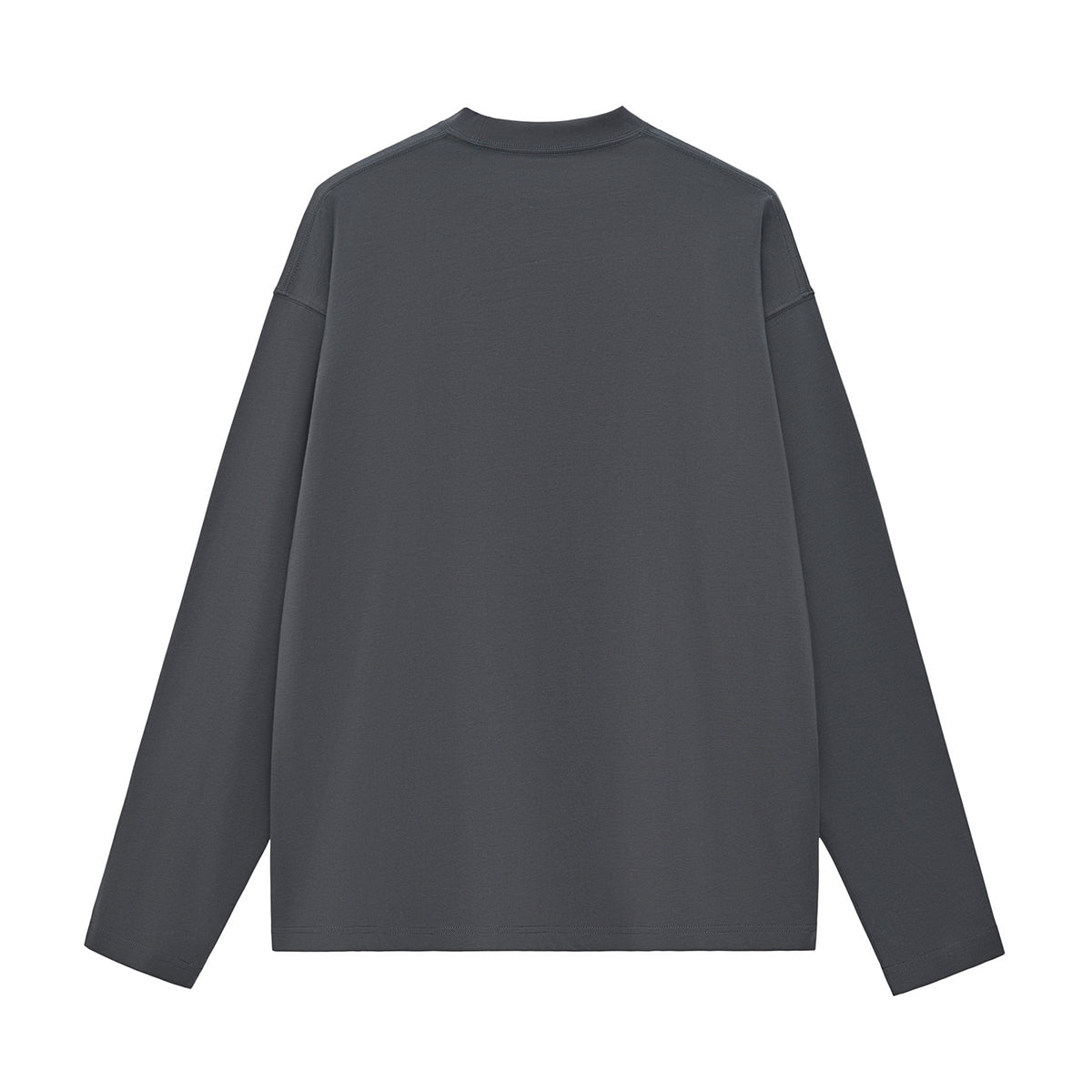 Solid Long-Sleeve Cotton T-Shirt 270gsm