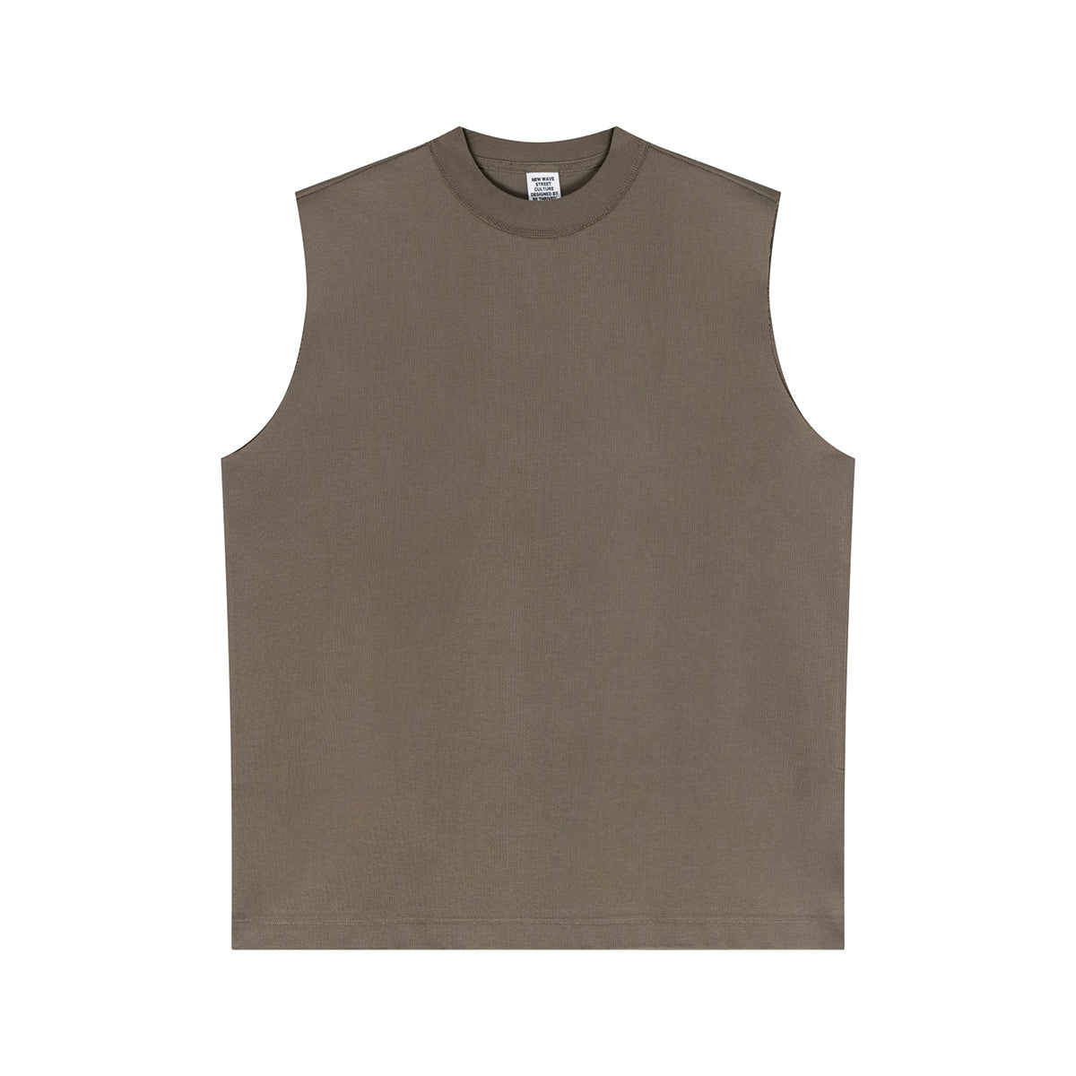 Quick Dry Raw Edge Muscle Tank 210gsm