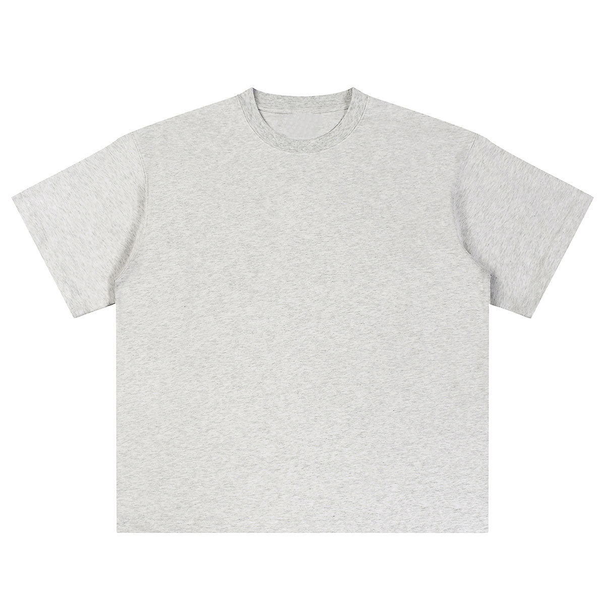 Relaxed Fit Boxy Solid Color Minimal Tee
