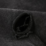 Men's Stone-washed Destroyed Hoodie