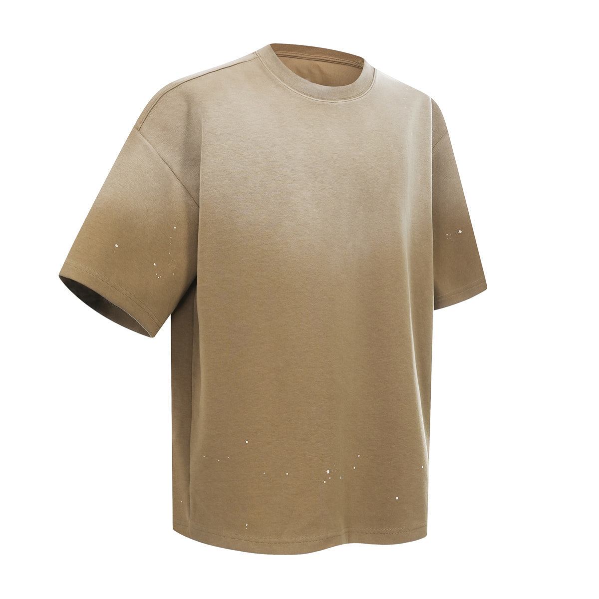 Splatter Dye Washed Distressed Air Mamba Cotton Tee