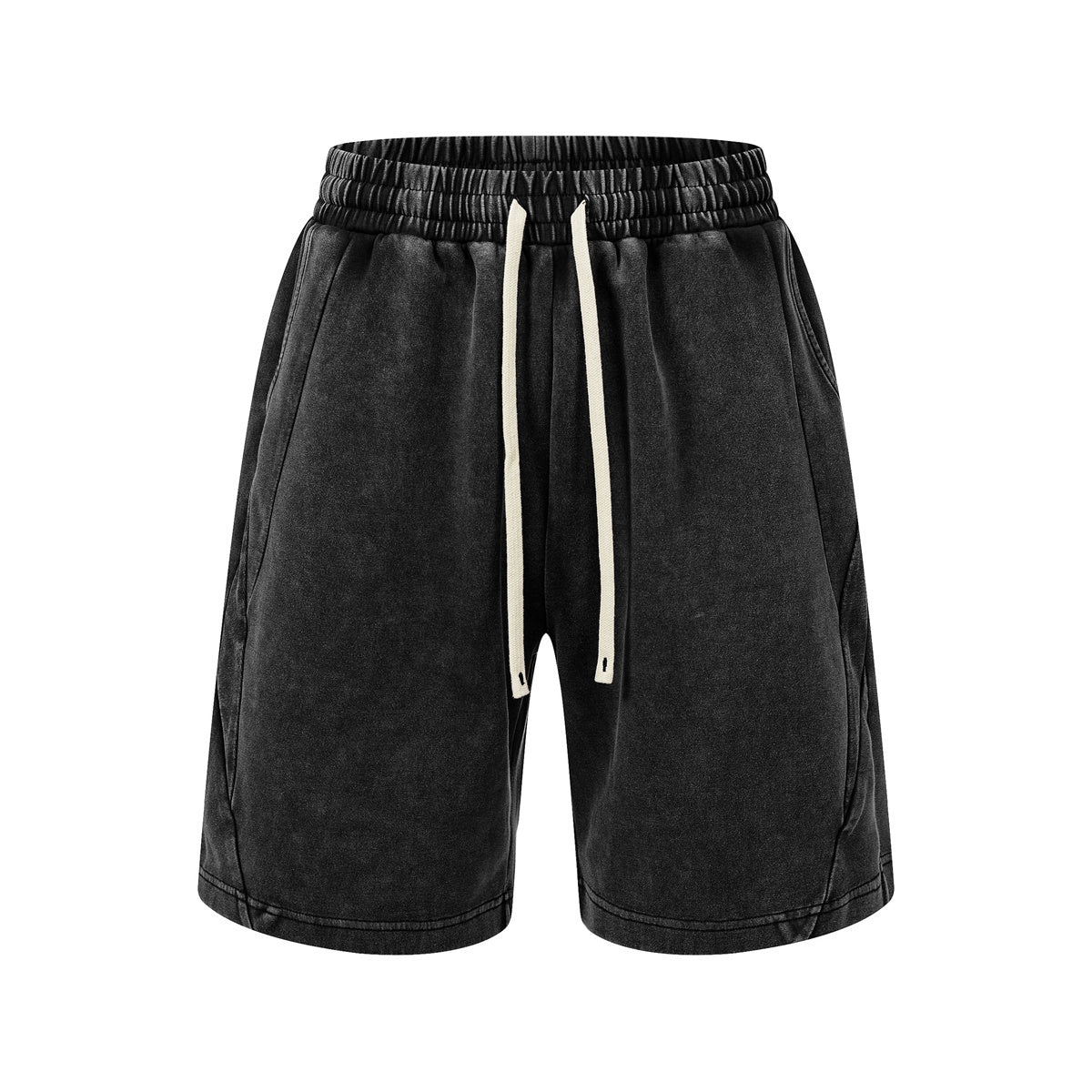 Casual Streetwear Washed Distressed Air Mamba Shorts