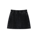 Stone Wash Performance A-Line Skort