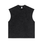 Camiseta sin mangas Raw Edge Destructive Muscle de 275 g/m²