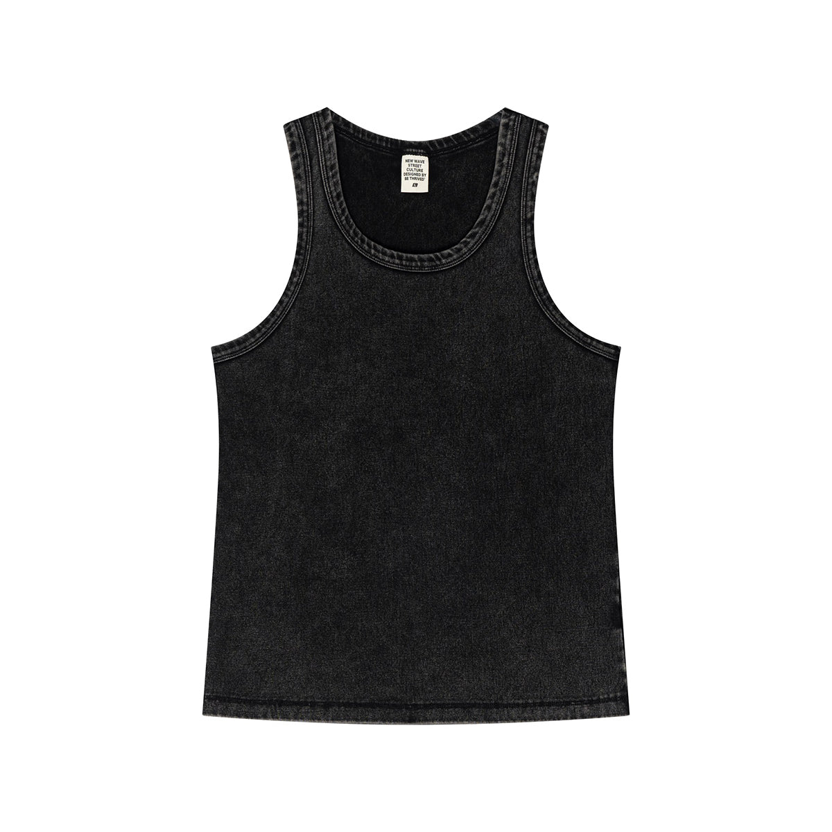 Heavyweight Stone Wash Sleeveless Tee 315gsm