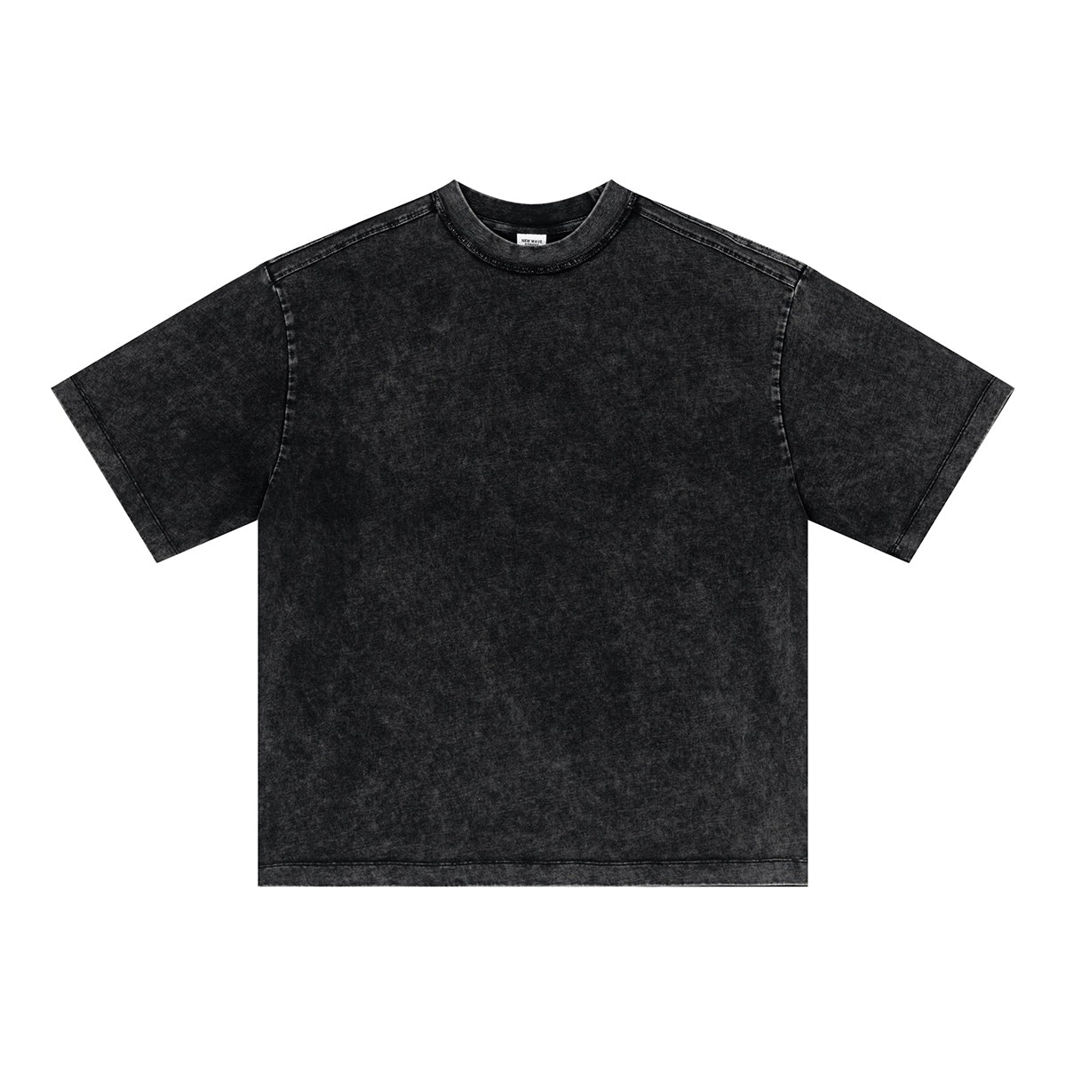 Camiseta lavada con efecto descolorido en el reverso, 285 g/m²