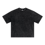 Camiseta lavada con efecto descolorido en el reverso, 285 g/m²