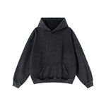 Heavyweight Washed Cotton Kangaroo Pocket Hoodie