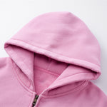 Vintage Oversized Full Zip Kangaroo Pocket Hoodie