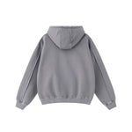 Double Slider Fleece Kangaroo Pocket Hoodie