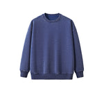 Oversized Stone Wash Fleece Sweatshirt