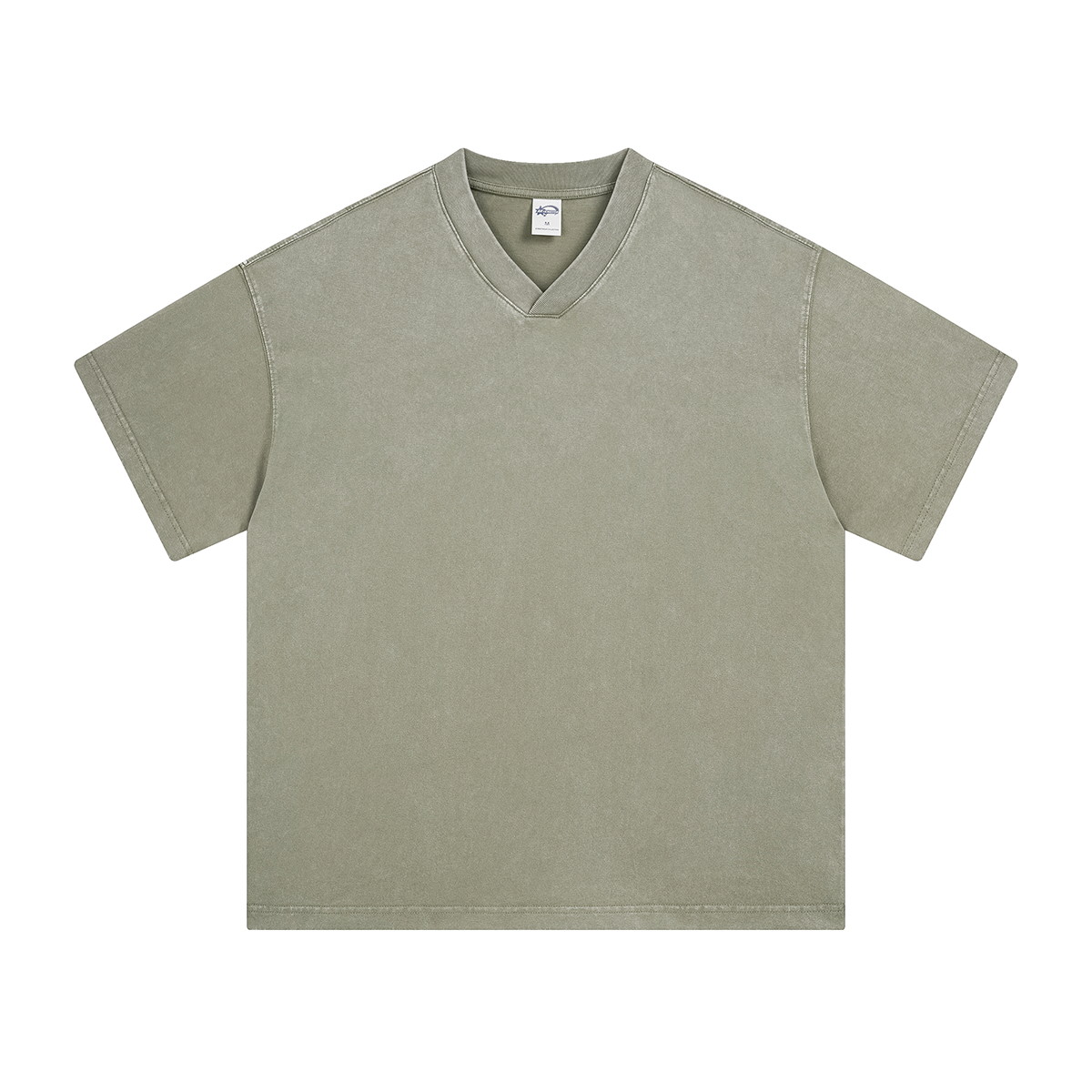 Batik Vintage Washed V-Neck T-Shirt 250gsm