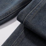 High Waist Wide Leg Ombre Denim Shorts