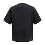 Oversized Street Style Vintage Faded Cotton T-Shirt