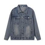 Relaxed Washed Denim Trucker Jacket