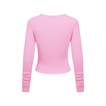 Long-Sleeve Ribbed Henley Top 8.25oz